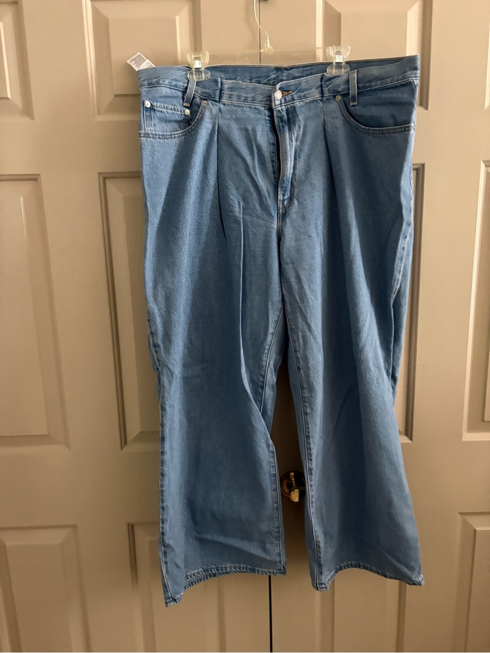 Levi's Light Blue Wide Leg Jeans